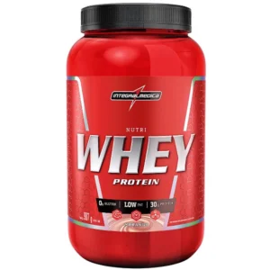 Nutri Whey Protein 900g Pote - Integralmedica - Morango