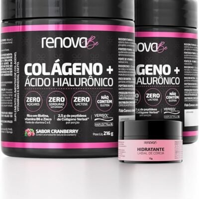 Kit 2 Colágenos Renova Be Verisol Com Ácido Hialurônico (2 Cranberry)