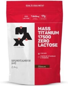 Mass Titanium Zero Lactose (2,4Kg) – Chocolate – Max Titanium